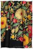 Fleur du Soleil Doux Noir Renoirs Dream Shawl