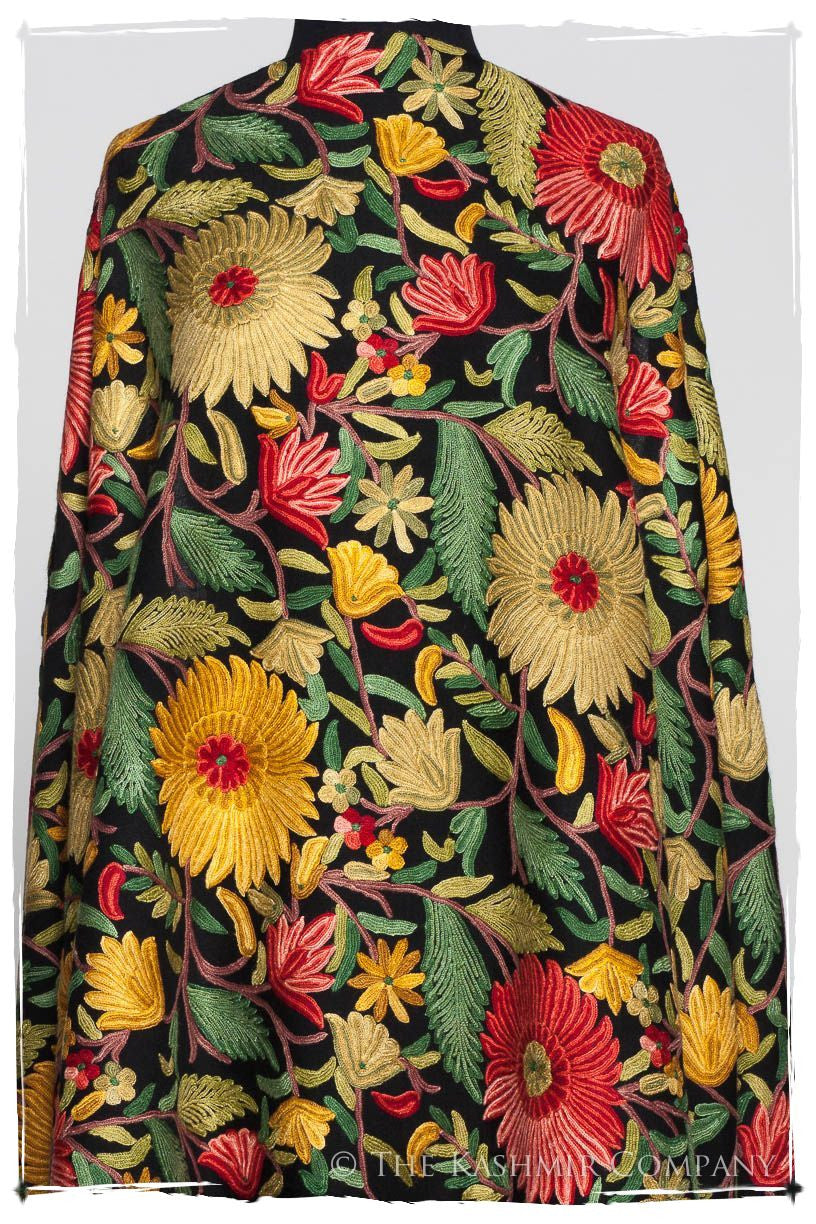 Fleur du Soleil Doux Noir Renoirs Dream Shawl