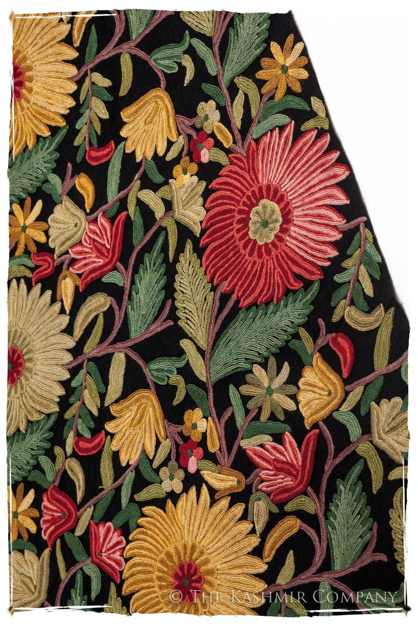 Fleur du Soleil Doux Noir Renoirs Dream Shawl