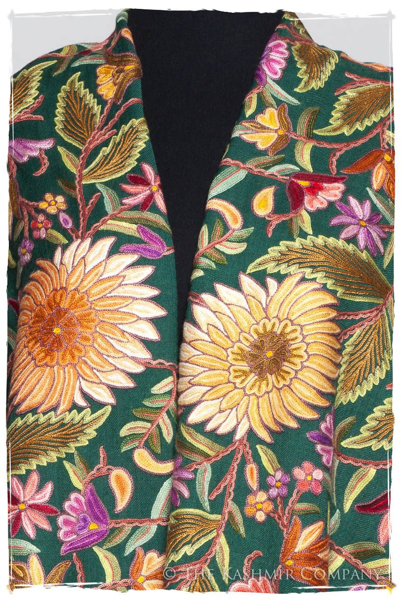 Fleur du Soleil Evergreen Renoirs Dream Shawl