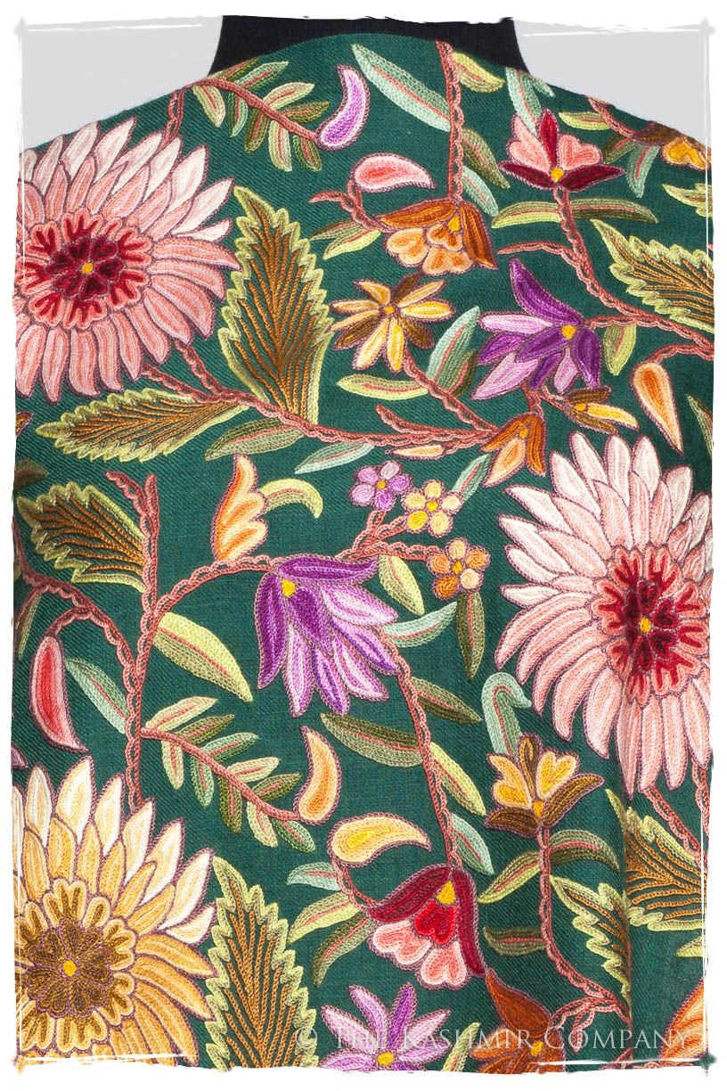 Fleur du Soleil Evergreen Renoirs Dream Shawl
