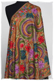 Papillon Cachemire Mosstone Antiquaires Shawl