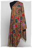 Papillon Cachemire Mosstone Antiquaires Shawl
