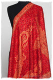 Flame Scarlet Paisley Antiquaires Shawl