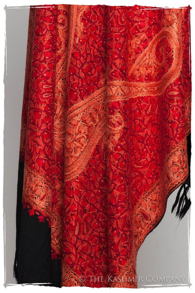 Flame Scarlet Paisley Antiquaires Shawl