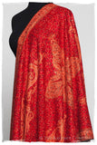 Flame Scarlet Paisley Antiquaires Shawl