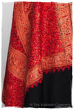 Flame Scarlet Paisley Antiquaires Shawl