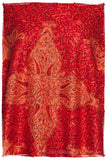 Flame Scarlet Paisley Antiquaires Shawl