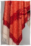 Scarlet Sunset Paisley Antiquaires Shawl