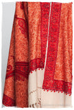 Scarlet Sunset Paisley Antiquaires Shawl