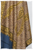Bleu Royale au Trésor Paisley Antiquaires Shawl