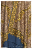 Bleu Royale au Trésor Paisley Antiquaires Shawl