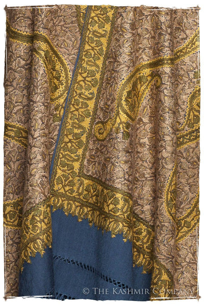 Bleu Royale au Trésor Paisley Antiquaires Shawl