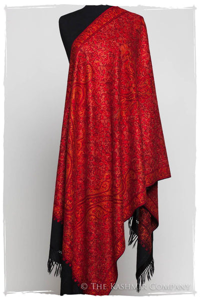 Joyaux Rouges Trésor Paisley Antiquaires Shawl