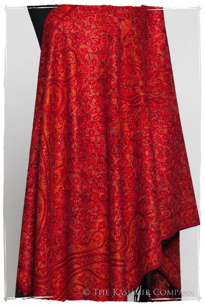 Joyaux Rouges Trésor Paisley Antiquaires Shawl