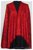 Joyaux Rouges Trésor Paisley Antiquaires Shawl
