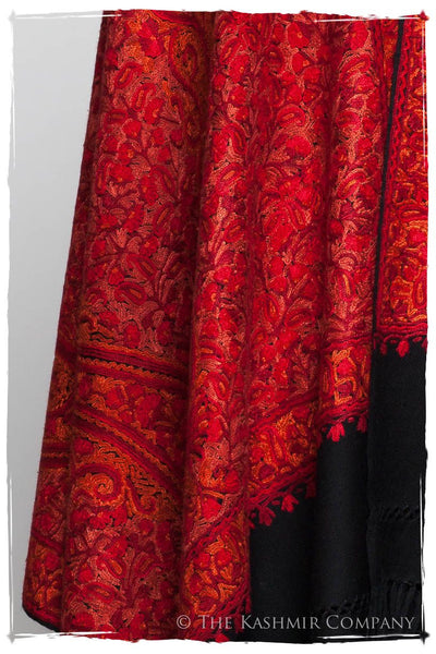 Joyaux Rouges Trésor Paisley Antiquaires Shawl