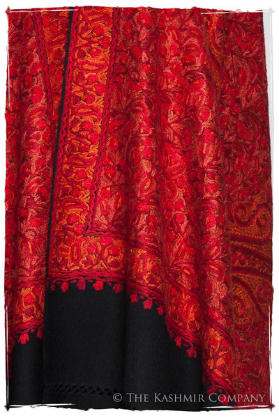 Joyaux Rouges Trésor Paisley Antiquaires Shawl