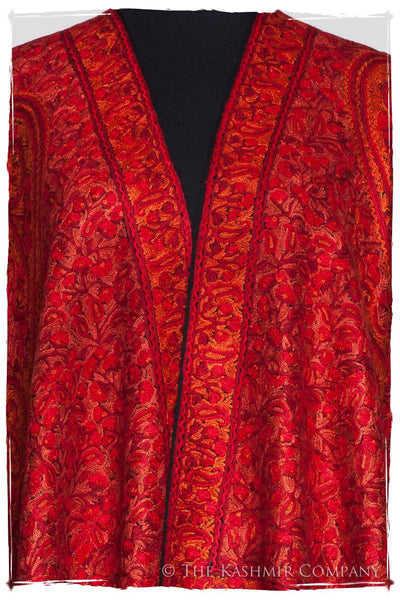 Joyaux Rouges Trésor Paisley Antiquaires Shawl