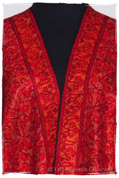 Joyaux Rouges Trésor Paisley Antiquaires Shawl