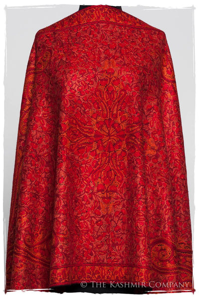 Joyaux Rouges Trésor Paisley Antiquaires Shawl