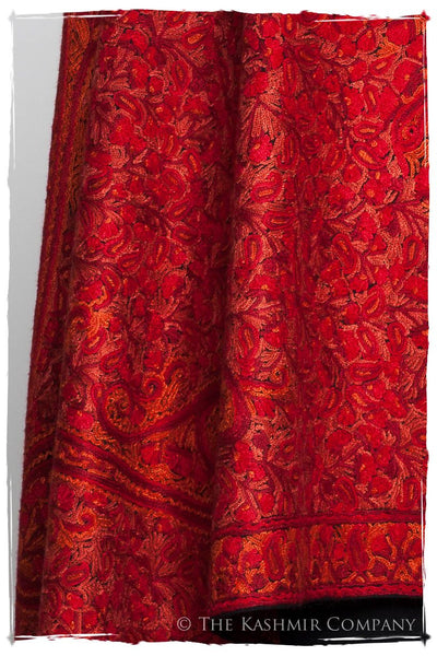 Joyaux Rouges Trésor Paisley Antiquaires Shawl