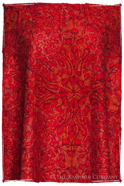 Joyaux Rouges Trésor Paisley Antiquaires Shawl