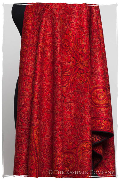 Joyaux Rouges Trésor Paisley Antiquaires Shawl