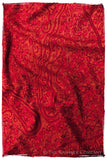 Joyaux Rouges Trésor Paisley Antiquaires Shawl