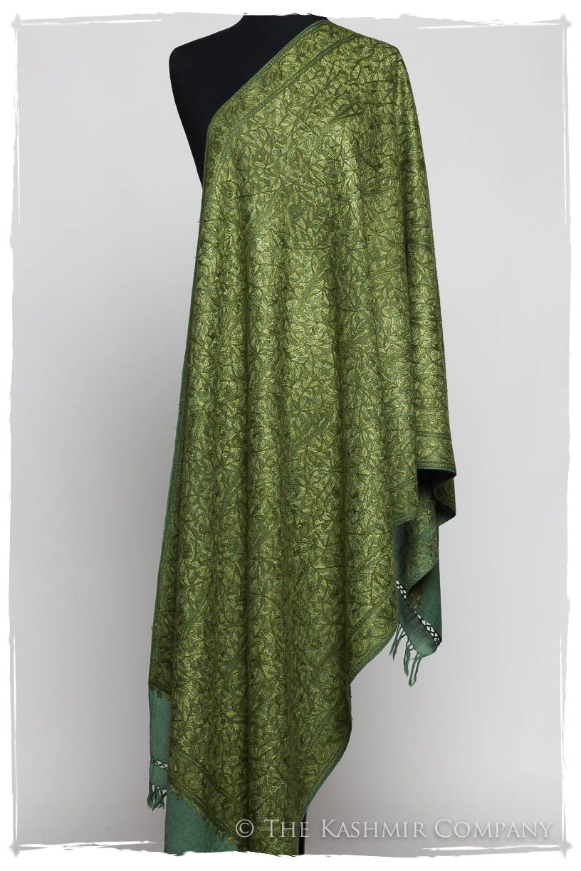 Emerald Joyaux Trésor Paisley Antiquaires Shawl
