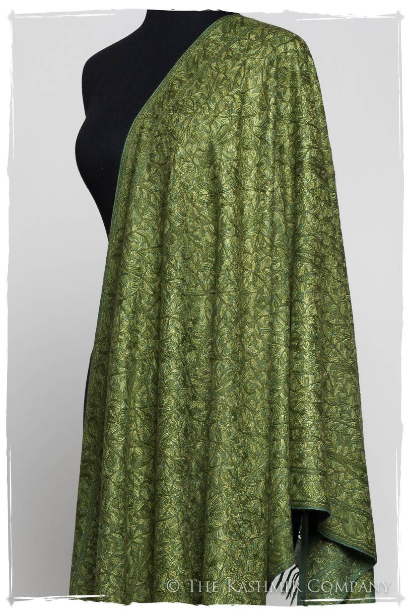 Emerald Joyaux Trésor Paisley Antiquaires Shawl