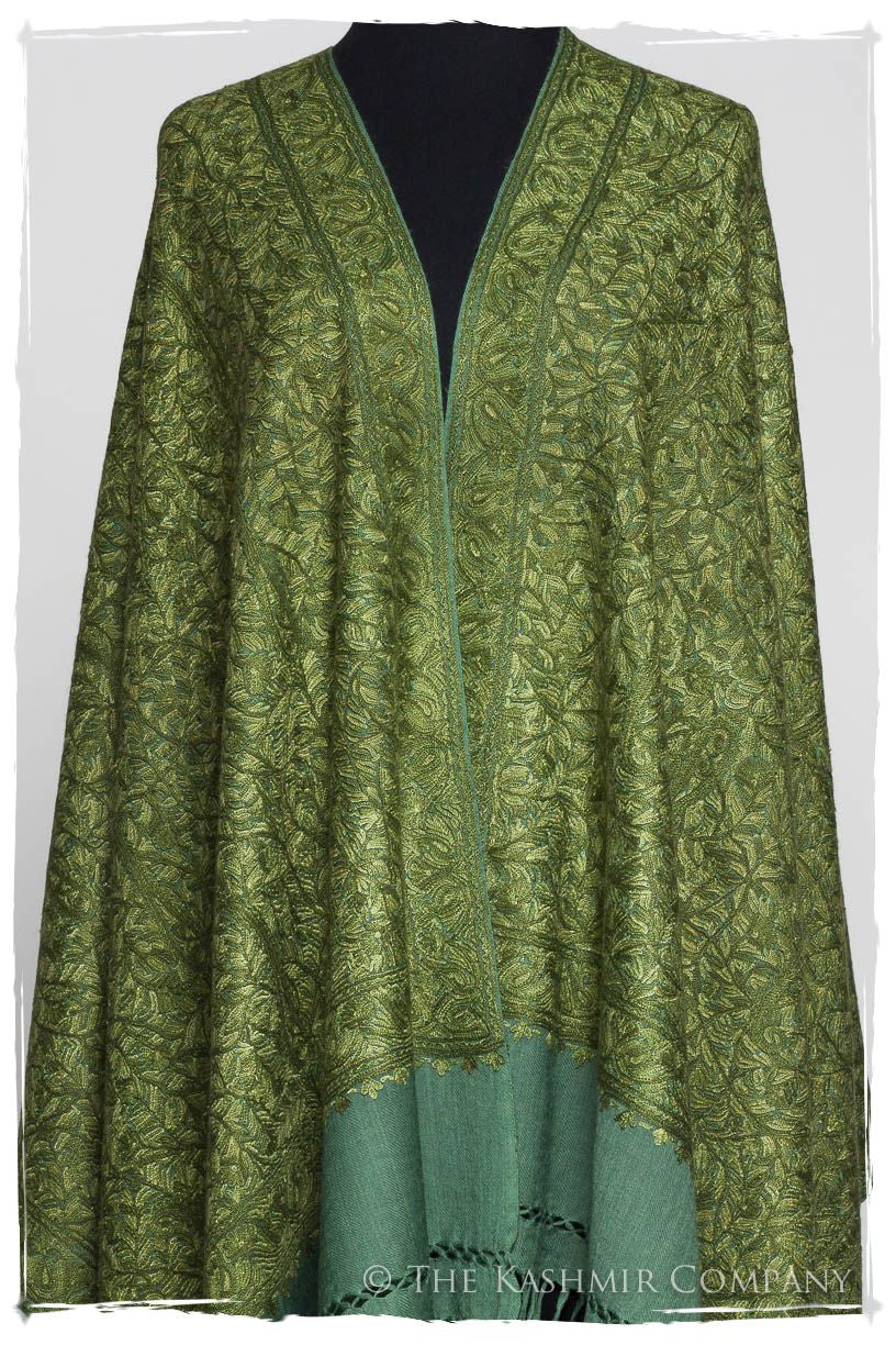 Emerald Joyaux Trésor Paisley Antiquaires Shawl