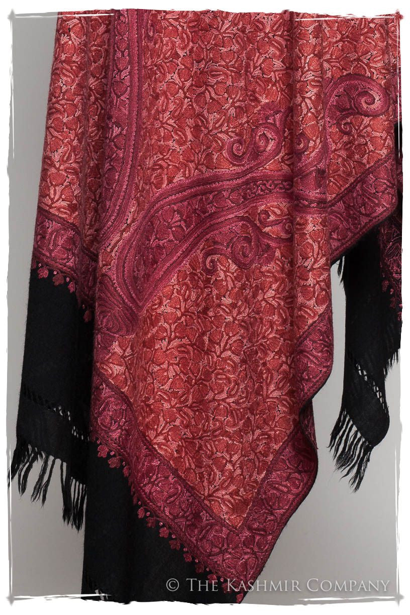 Bordeaux Joyaux Trésor Paisley Antiquaires Shawl