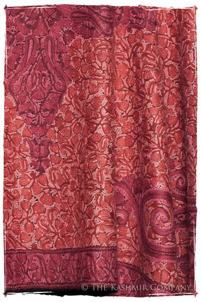 Bordeaux Joyaux Trésor Paisley Antiquaires Shawl