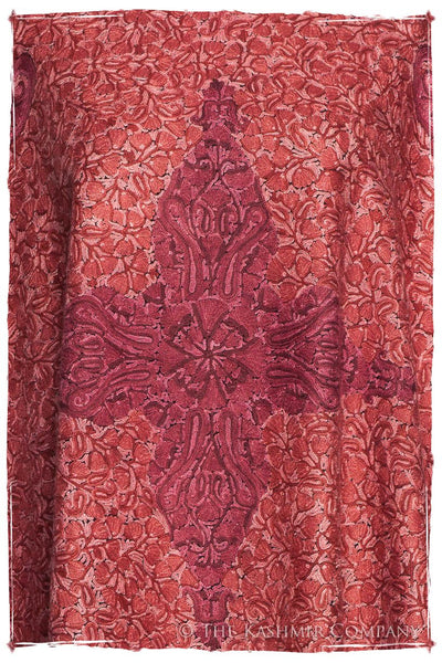 Bordeaux Joyaux Trésor Paisley Antiquaires Shawl