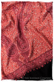 Bordeaux Joyaux Trésor Paisley Antiquaires Shawl