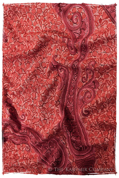 Bordeaux Joyaux Trésor Paisley Antiquaires Shawl