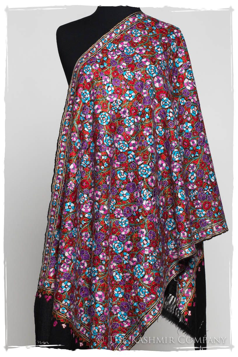 Mélanie Papier Mâché Fleurs La Rive Gauche Shawl