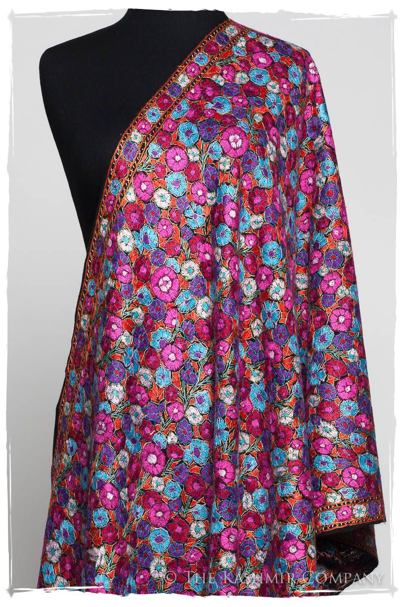 Joséphine Papier Mâché Fleurs La Rive Gauche Shawl