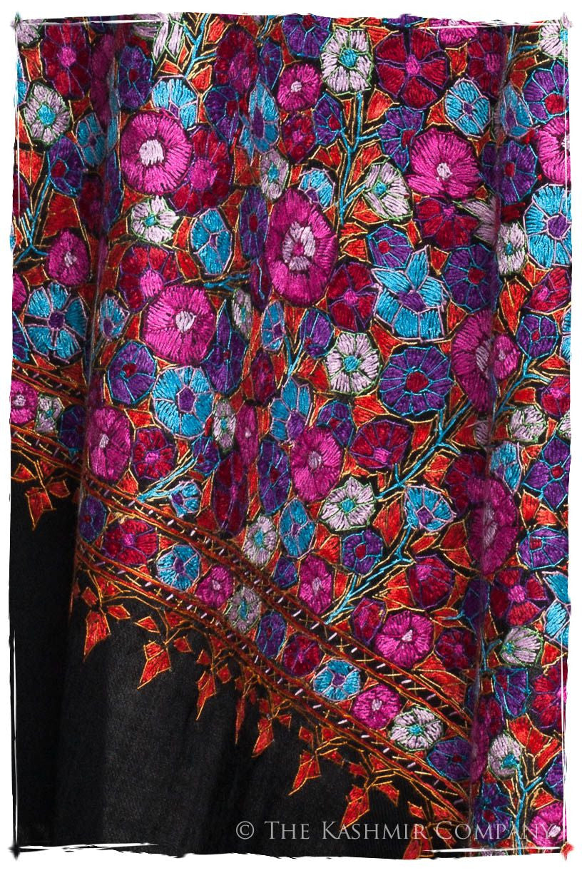 Joséphine Papier Mâché Fleurs La Rive Gauche Shawl