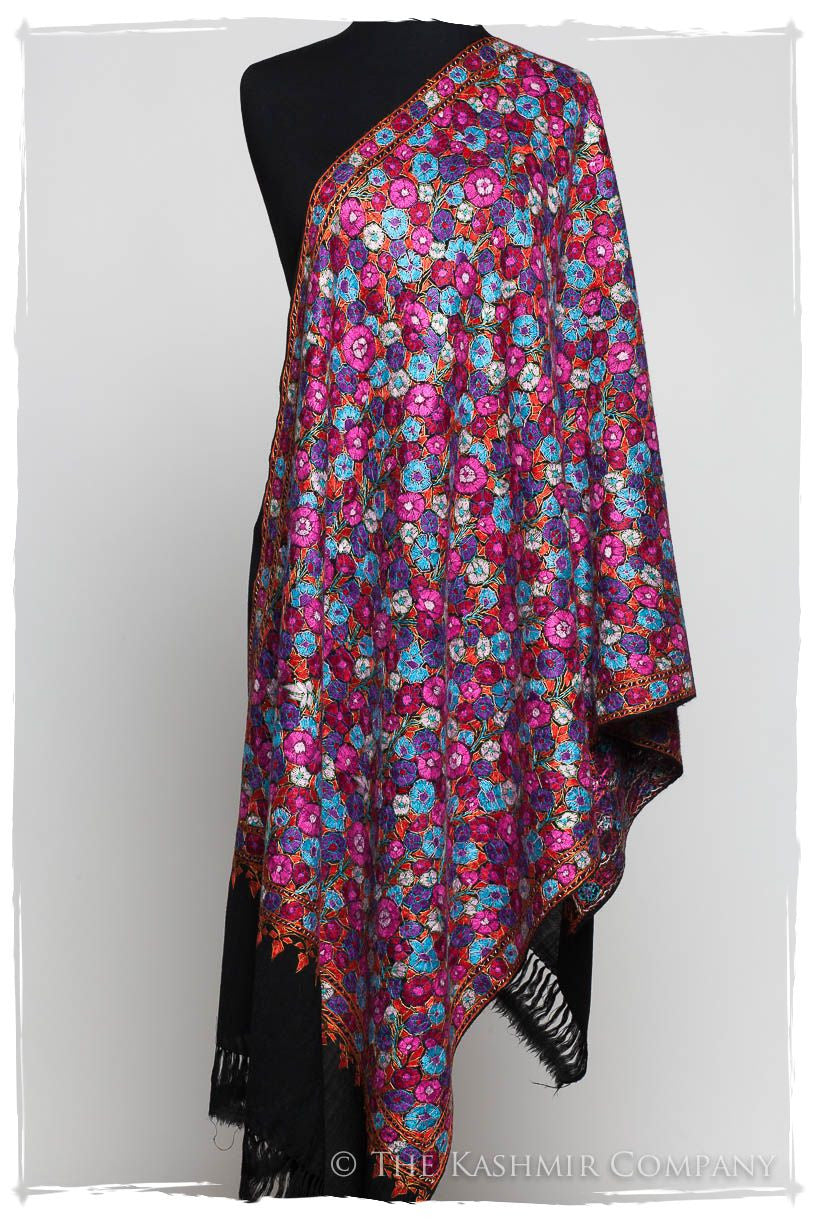 Joséphine Papier Mâché Fleurs La Rive Gauche Shawl