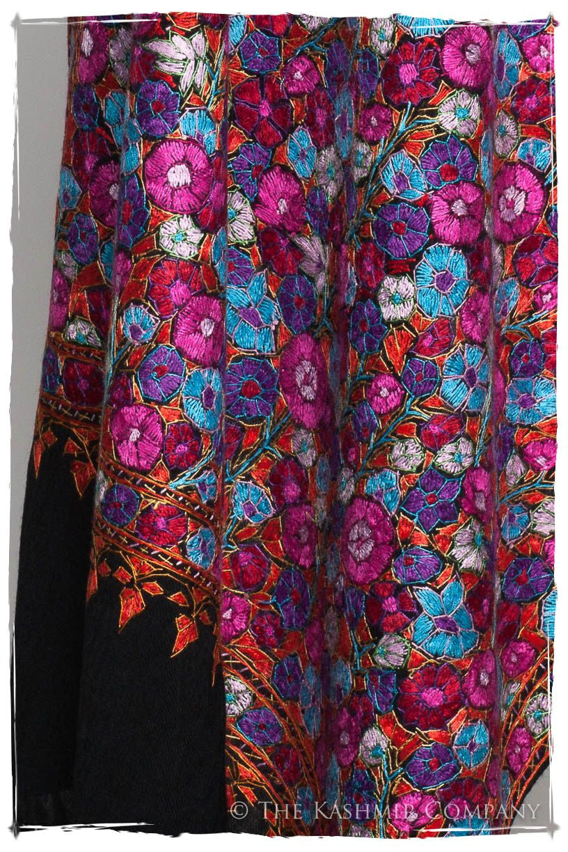 Joséphine Papier Mâché Fleurs La Rive Gauche Shawl
