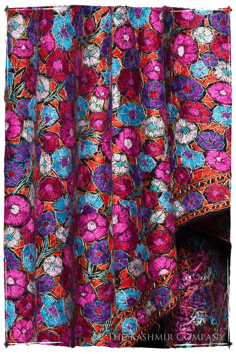 Joséphine Papier Mâché Fleurs La Rive Gauche Shawl
