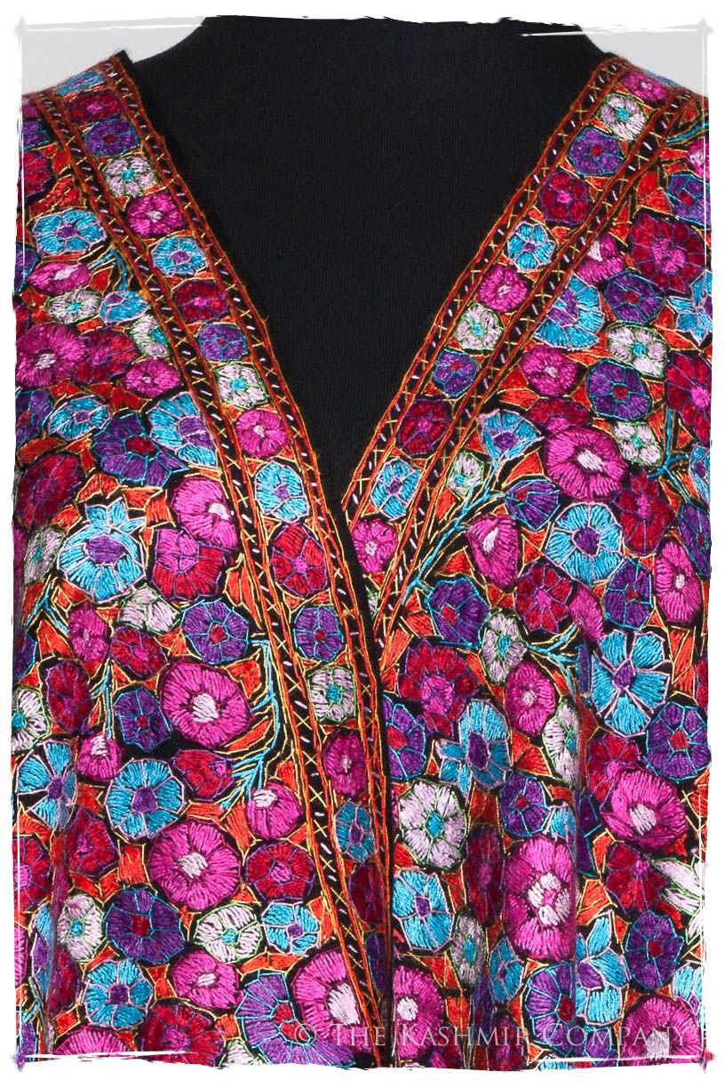 Joséphine Papier Mâché Fleurs La Rive Gauche Shawl
