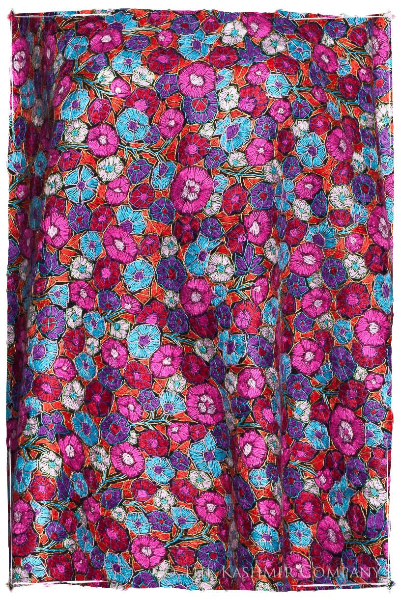 Joséphine Papier Mâché Fleurs La Rive Gauche Shawl