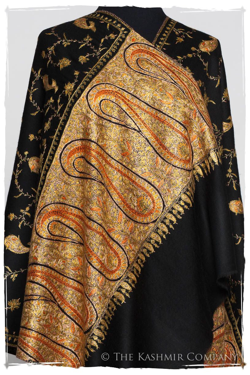 Bel Amour Isabelle Orient Paisley Shawl