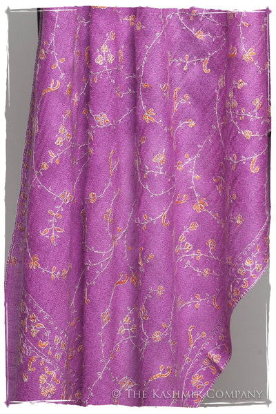 Jardin d'Iris Orchid L'amour Soft Cashmere Scarf/Shawl