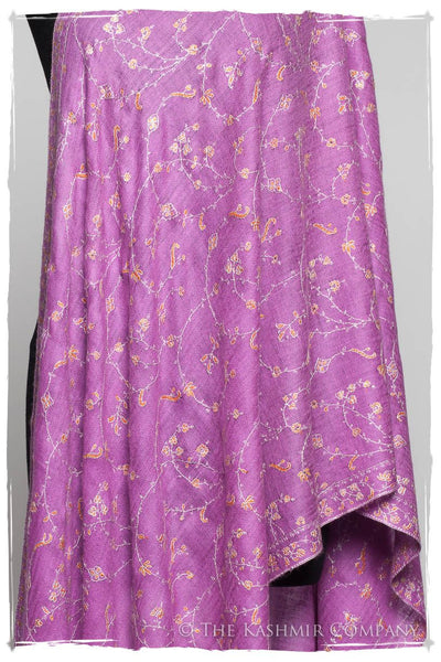 Jardin d'Iris Orchid L'amour Soft Cashmere Scarf/Shawl