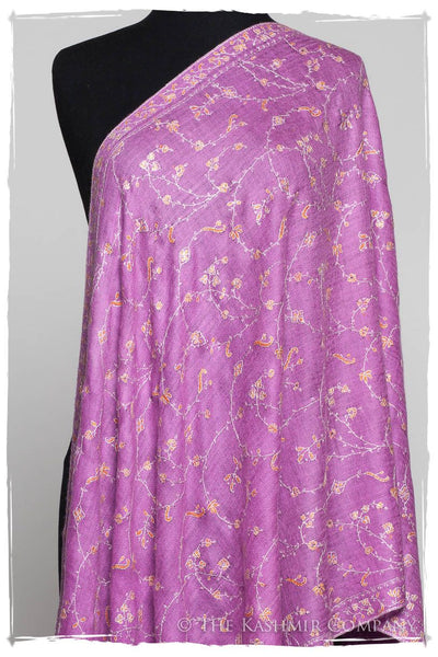 Jardin d'Iris Orchid L'amour Soft Cashmere Scarf/Shawl