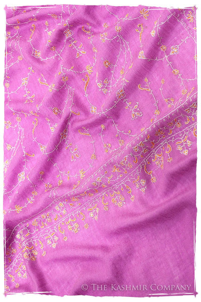 Jardin d'Iris Orchid L'amour Soft Cashmere Scarf/Shawl